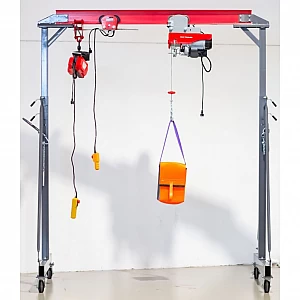 Передвижной козловой кран увеличенной ширины и высоты, 1 т, MW Tools