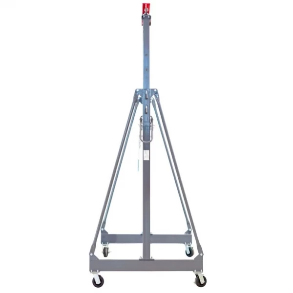 Mobilais portālceltnis, 1 t, ar 300 kg elektrisko ķēdes pacēlāju un 1 t ratiņiem, MW Tools