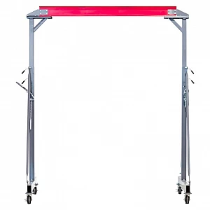 Mobilais portālceltnis, 2 t, ar 500/1000 kg elektrisko pacēlāju un ratiņiem, MW Tools