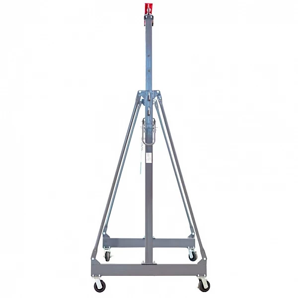 Mobilais portālceltnis, 2 t, ar 500/1000 kg elektrisko pacēlāju un ratiņiem, MW Tools