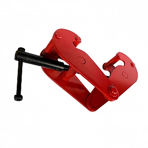 Mobile gantry crane, 3 t, with 3 t chain hoist and 5 t beam clamp, MW Tools
