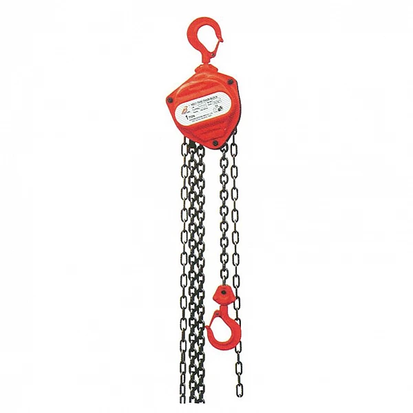 Mobile gantry crane, 3 t, with 3 t chain hoist and 5 t beam clamp, MW Tools