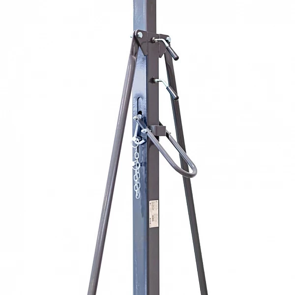 Mobile gantry crane, 3 t, with 3 t chain hoist and 5 t beam clamp, MW Tools