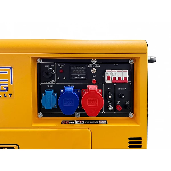 Mobilais dīzeļģenerators BD9500SE, 7 kW