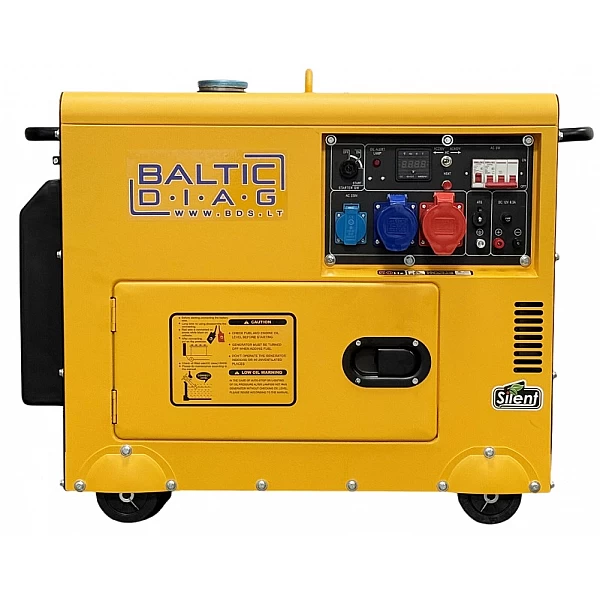 Mobilais dīzeļģenerators BD9500SE, 7 kW