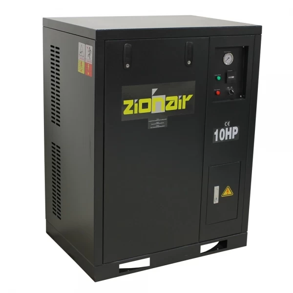 Поршневой воздушный компрессор Zion Air в шумоизолированном корпусе, 670 л/мин, 8 бар, 5,5 кВт