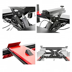Four-post semi-automatic lift for wheel alignment Redats L-460, 5.5 t