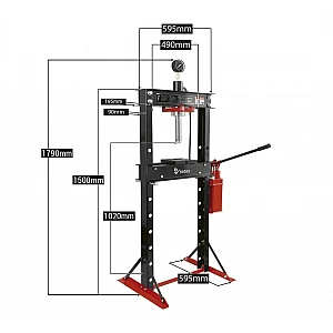 Hydraulic press 20 tons Redats H-370