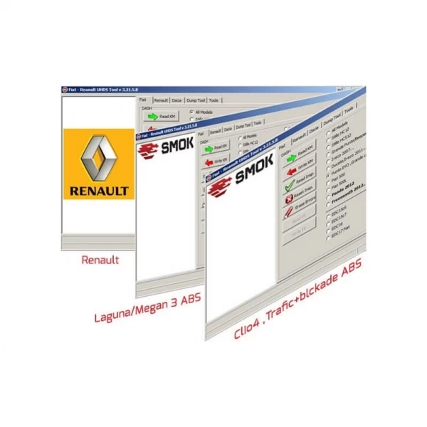 Комплект для удаления ошибок ABS SMOK Renault RNP2A