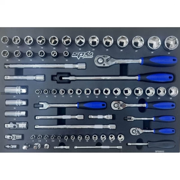 Передвижной инструментальный шкаф TOOLKIT с инструментами, 190 предметов SP Tools