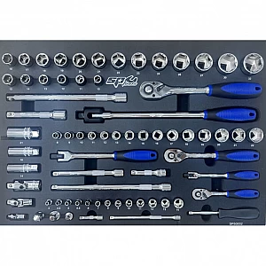 Инструментальная тележка с 9 ящиками и 214 инструментами TOOLKIT TECH Series SP Tools