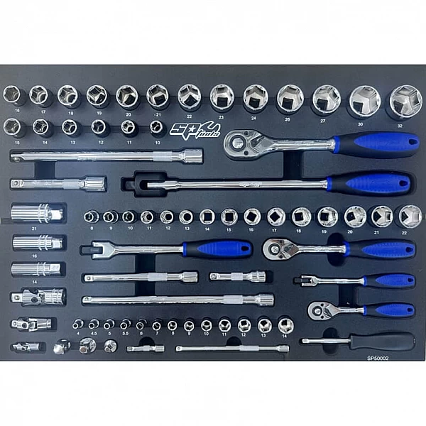 Инструментальная тележка с 9 ящиками и 214 инструментами TOOLKIT TECH Series SP Tools