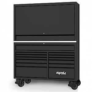 Mobile workbench with 13 drawers and a wide tool cabinet SP Tools USA Sumo series