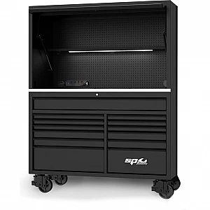 Mobile workbench with 13 drawers and a wide tool cabinet SP Tools USA Sumo series