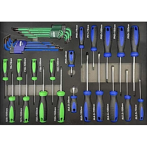 Tool trolley with 13 drawers and 411 tools SP Tools Tech Series