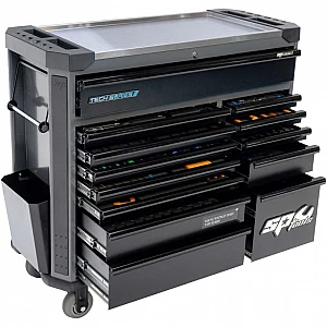 Tool trolley with 13 drawers and 411 tools SP Tools Tech Series