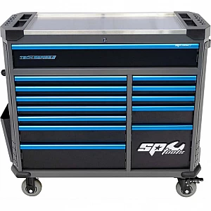 Tool trolley with 13 drawers and 411 tools SP Tools Tech Series