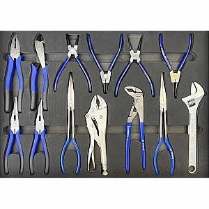 Tool trolley with 13 drawers and 411 tools SP Tools Tech Series