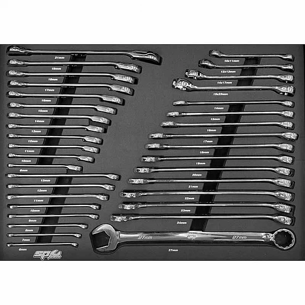 Tool trolley with 14 drawers and 425 tools SP Tools Custom Series