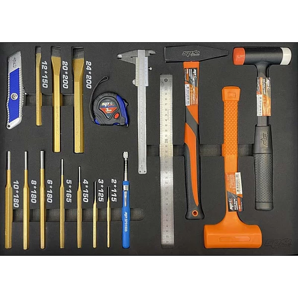 Инструментальная тележка с 9 ящиками и 433 инструментами SP Tools Tech Series