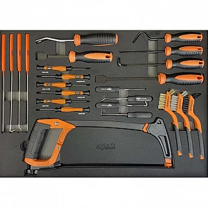 Инструментальная тележка с 233 инструментами и 7 ящиками SP Tools Custom Series
