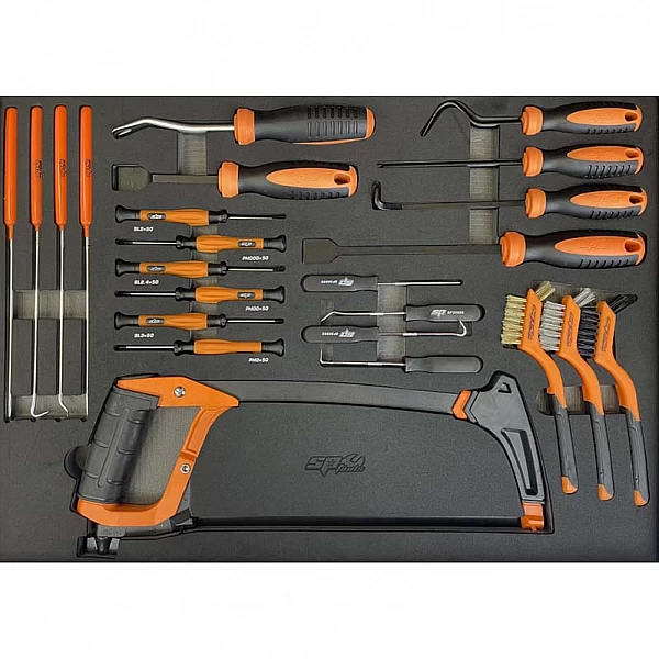 Инструментальная тележка с 233 инструментами и 7 ящиками SP Tools Custom Series