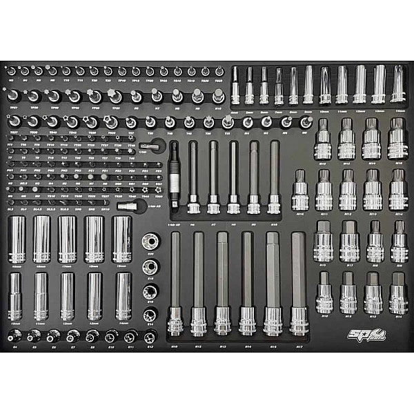Инструментальная тележка с 7 ящиками и 334 инструментами SP Tools Custom Series