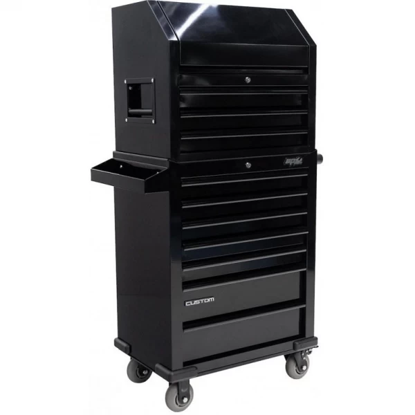 Tool trolley with tool box and 10 drawers SP Tools Custom series