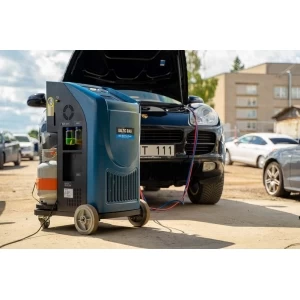 Automātiskā divu aukstumaģentu gaisa kondicionieru uzpildes stacija BD-80 PRO Dual Extra ar aukstumaģenta analizatoru