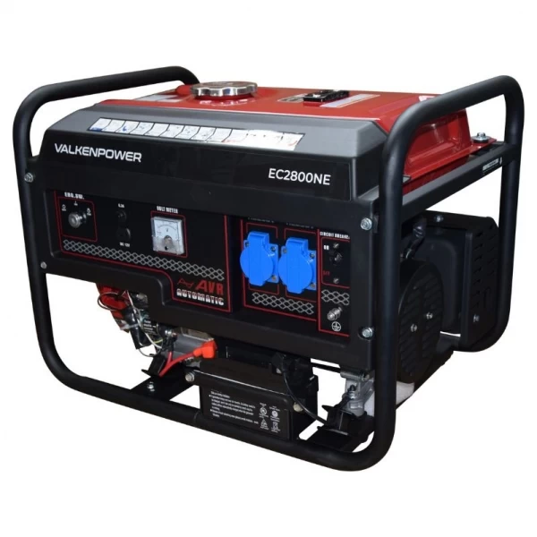 Benzīna ģenerators 2,8 kW ar elektrisko palaišanu