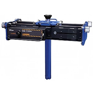 Pneumatic-hydraulic pit lift with extended lifting cylinder, 15 t