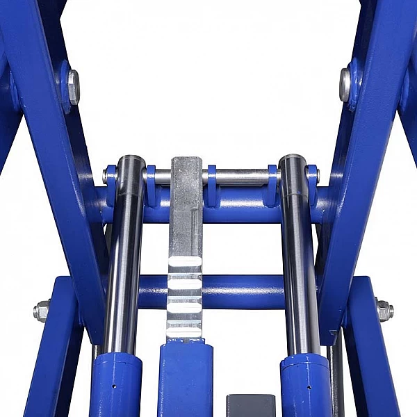 Mobile electro-hydraulic scissor lift for electric cars 1200 kg