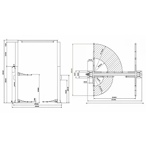 Weber Expert Series SJC-10XL elektrohidrauliskais divu kolonnu pacēlājs - 4,5