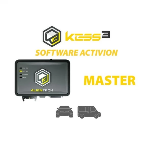 KESS3 Master Car, LCV, OBD, Bench Boot Activation License Alientech KESS3MA010