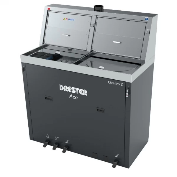 Установка для очистки краскопультов для водных и растворительных систем DRESTER ACE QUATTRO COMBO