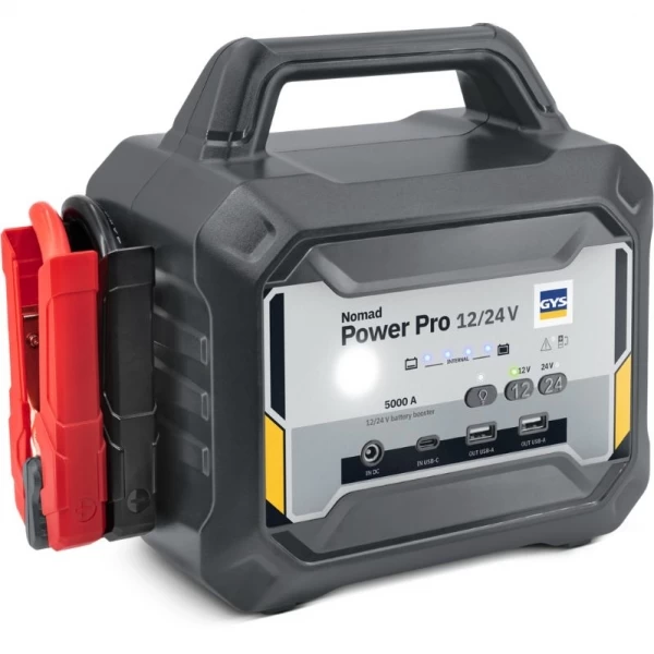 Akumulatora lādētājs - starteris 12/24V NOMAD POWER PRO GYS