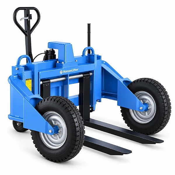 All-terrain pallet truck, 1.2 metric tons, fork length 860 mm, HanseLifter BF-GL