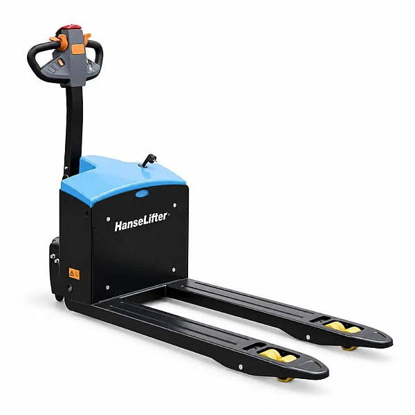 HanseLifter E-LI-WALK15-V2 1.5-metric-ton Electric Pallet Truck with Lithium-Ion Battery