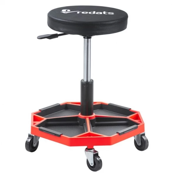 Mobile mechanic seat with tool tray Redats