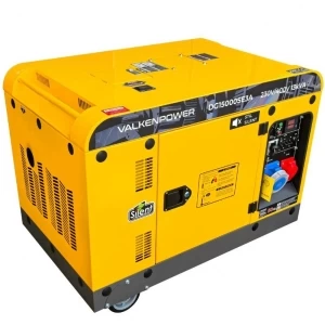 Valkenpower 10.5 kW portable diesel generator with a sound-insulated enclosure