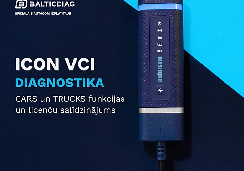 Autocom ICON VCI - CARS and TRUCKS diagnostics, features and licence comparison