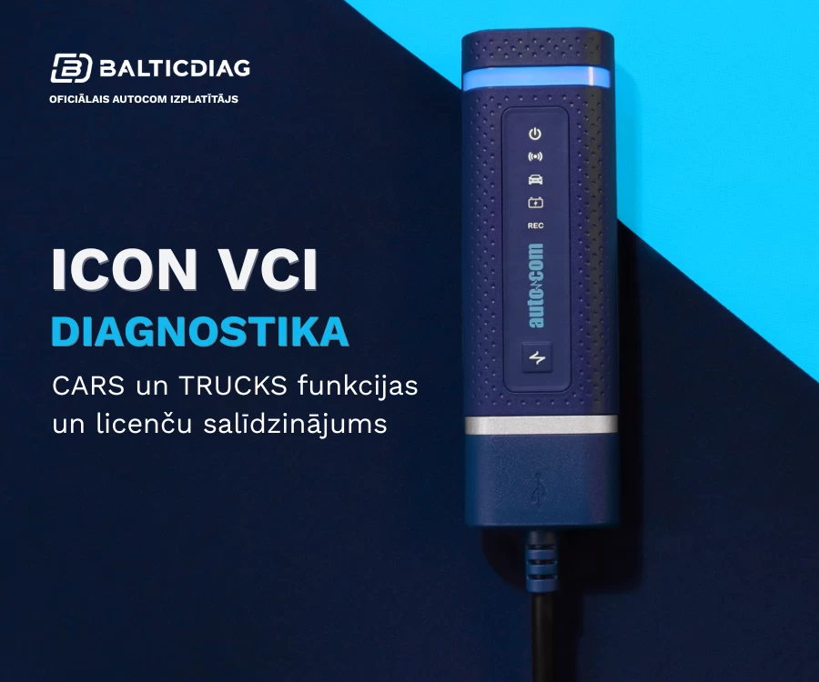 Autocom ICON VCI - диагностика CARS и TRUCKS, функции и сравнение лицензий