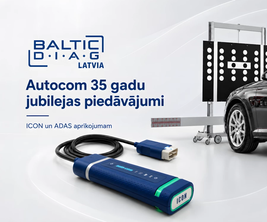 Autocom 35 gadu jubilejas piedāvājumi ICON un ADAS aprīkojumam