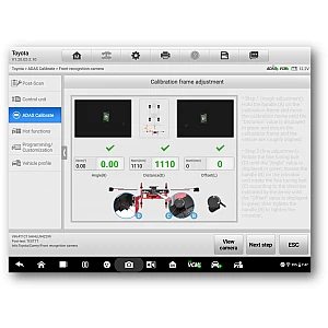 ADAS calibration system Autel IA800 with optical positioning system
