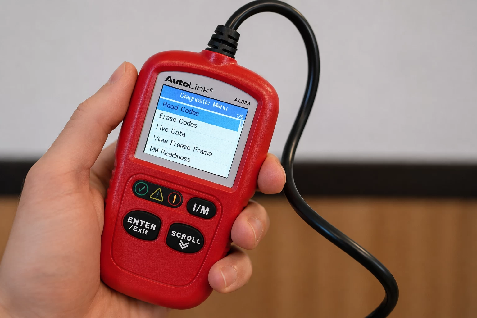 AUTEL AutoLink AL329 OBD2 diagnostikas izvēlne